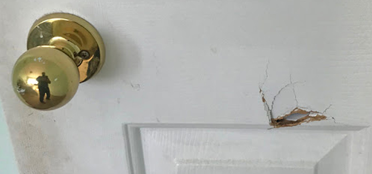 interior door hole repair Englewood